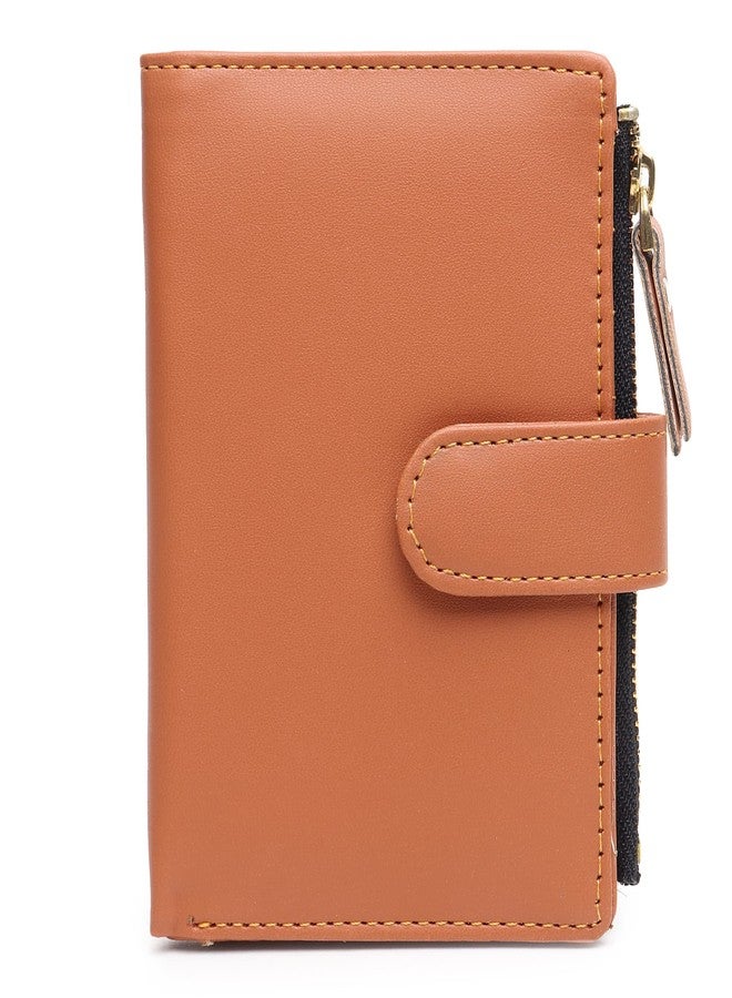 TnW Womens Girls PU Leather Multipurpose Zip Wallet Card Holder Purse Clutch - Image 1